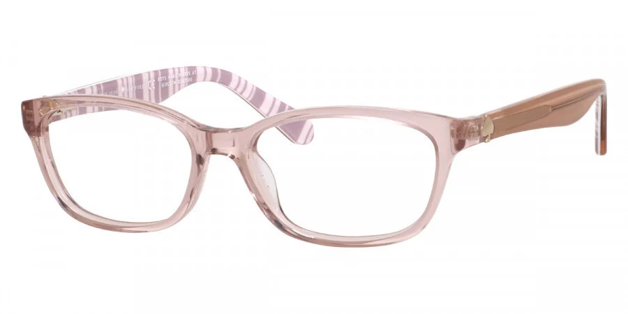 New Kate Spade New York KS Brylie Eyeglasses0QGX Beige Striped White 52mm